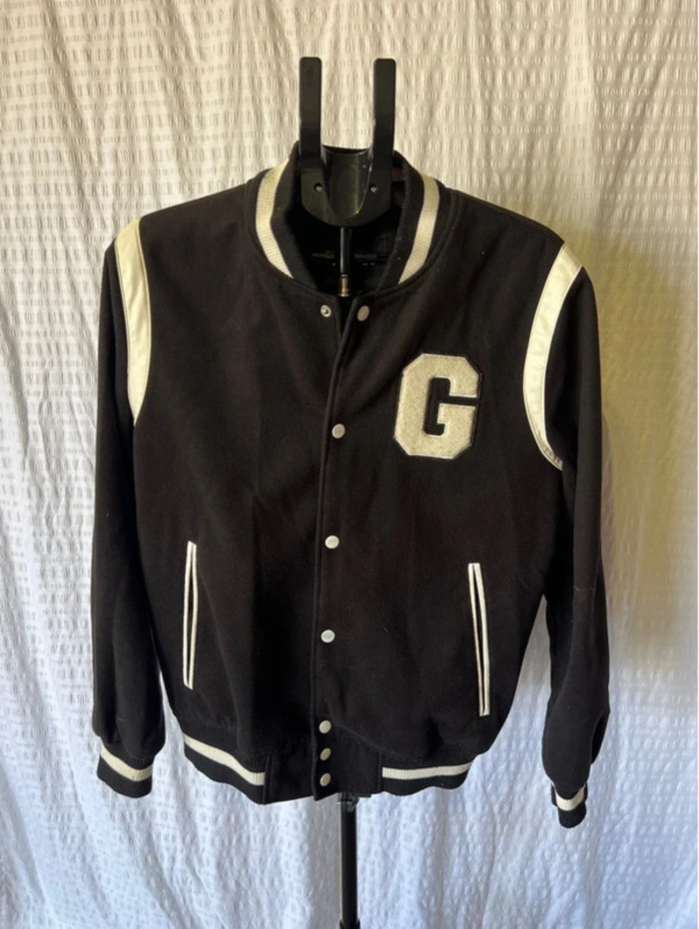 Guess Sz Med Letterman’s Jacket